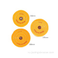 6x50 8x50 Желтые хлопковые полировальные круги для ювелирных изделий